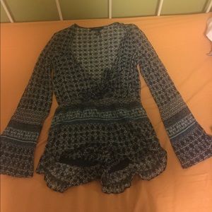 Boho romper, never worn!